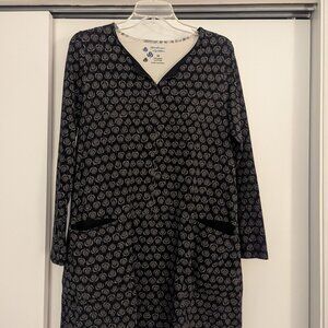 Black/Gray Floral Gudrun Sjoden Tunic/Dress